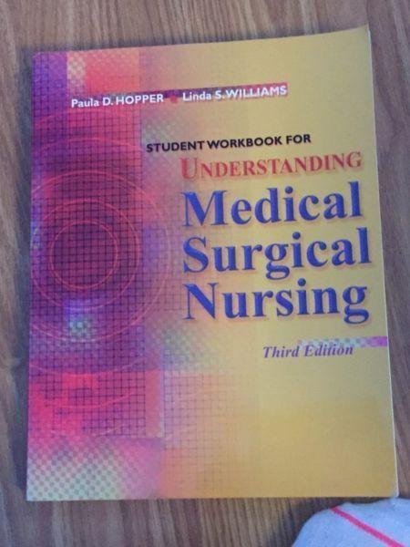 Nursing, biology, chemistry text books