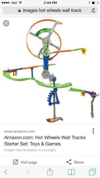 Hot wheels wall track