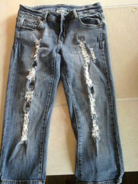 Knee length shorts