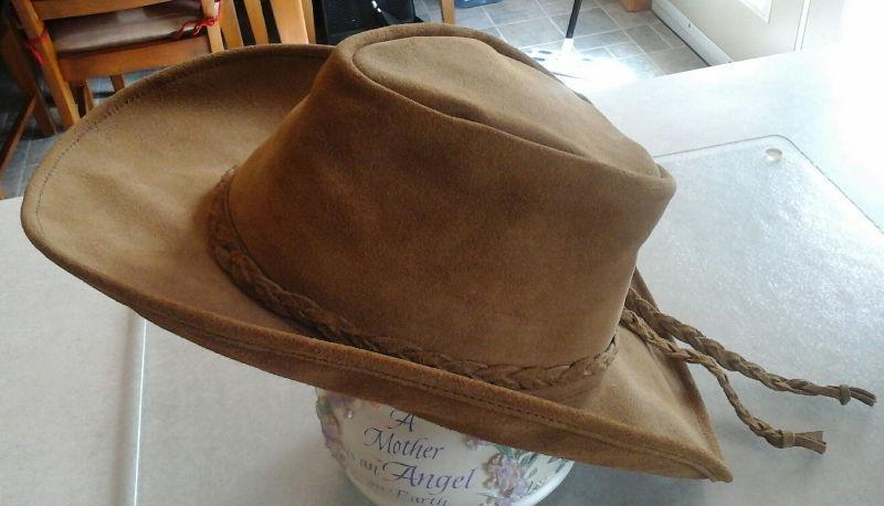 real suede fedora western hat