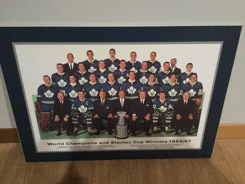 Toronto maple leaf champions 67 plaque