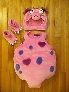 Pink Monster Halloween Costume - size 6-12 months