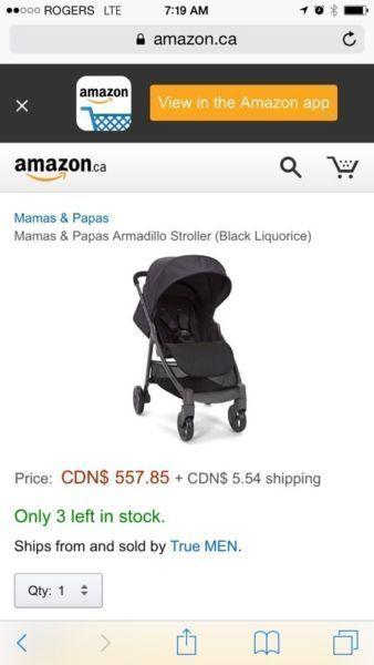 Mamas and Papas Armadillo Stroller