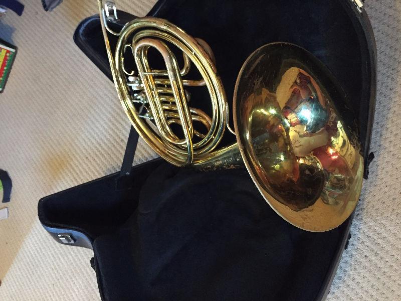 French Horn with Case