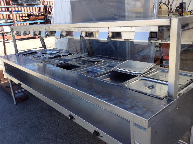 WHAT A DEAL Ice Cold Sandwich/Cold table and Large Steam Table W