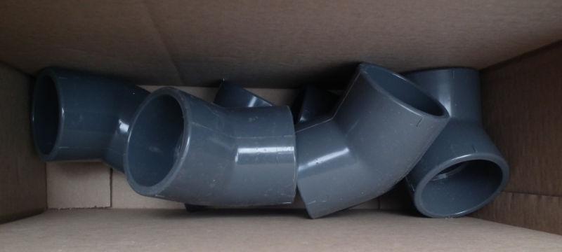 PVC Elbows, tees, reducers, unions, etc - mostly 2