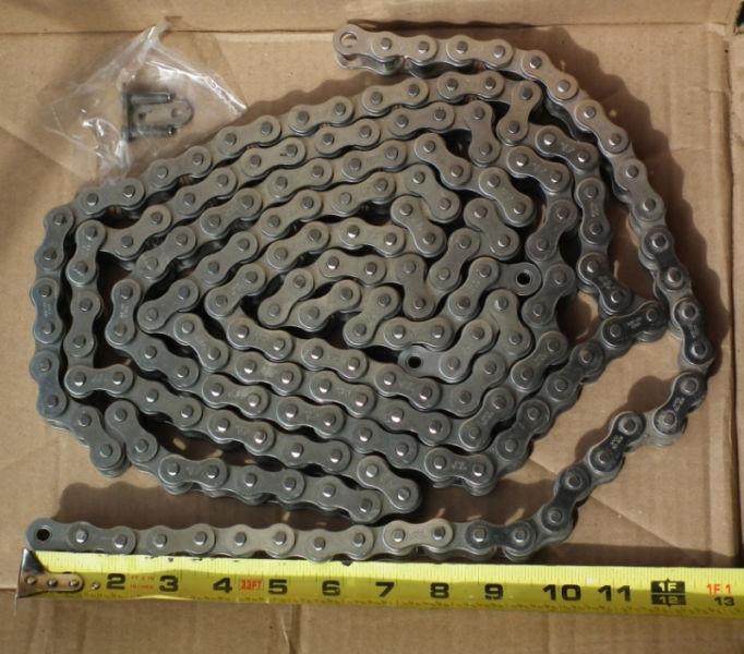 Stainless Steel Roller Chain 60-1 .750 Pitch 10' & 2' section