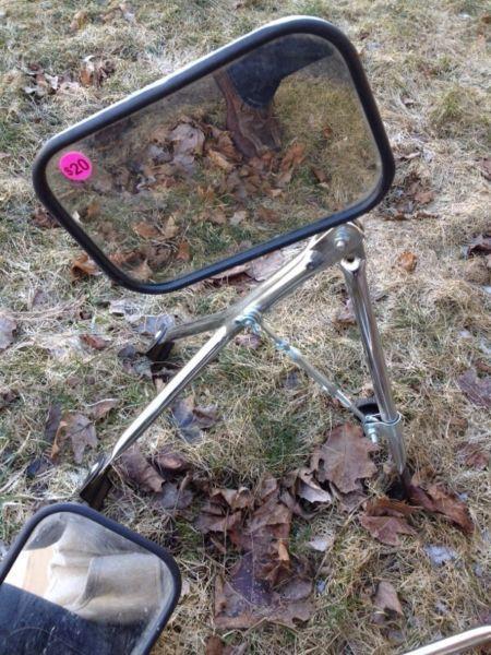 Back up mirrors for camper