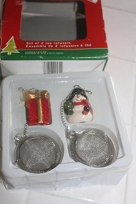 New Xmas Motif Tea Balls (for using with loose tea)