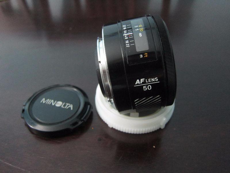 Minolta 50mm f1.7 AF Autofocus Lens for Maxxum Sony Alpha DSLRs