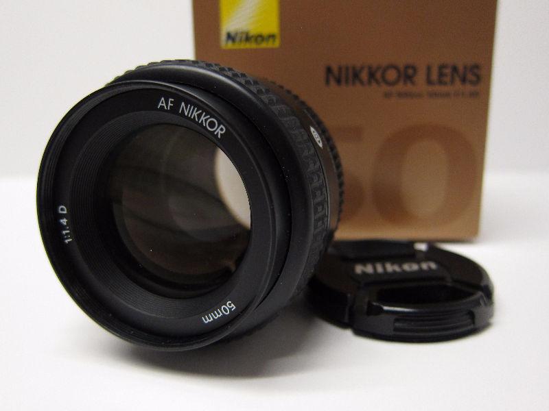 Nikon 50/f1.4d Lens