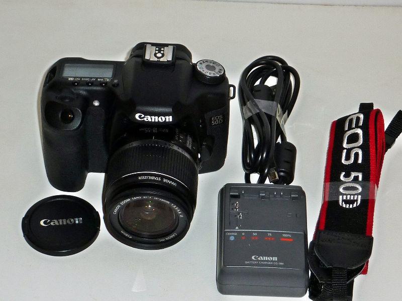 Canon 50D with18-55mm IS lens this camera is with15.1megapixels