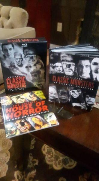 Universal Classic Monsters Blu Ray 8 Film Set For Sale