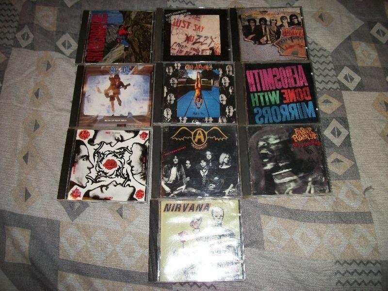 10 ROCK CD'S FOR ONLY $10