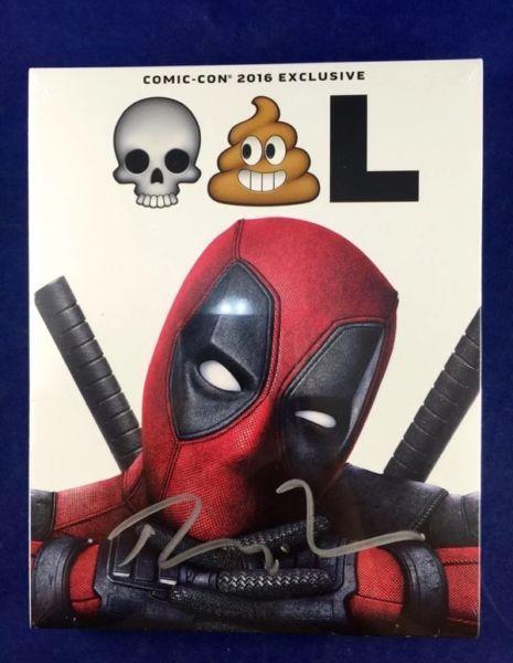 Wanted: Signed Deadpool Blu-Ray SDCC Exclusive by Ryan Reynolds