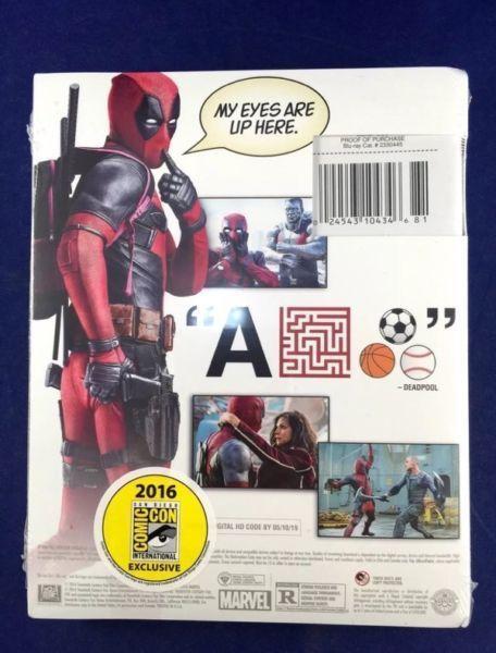 Wanted: Signed Deadpool Blu-Ray SDCC Exclusive by Ryan Reynolds