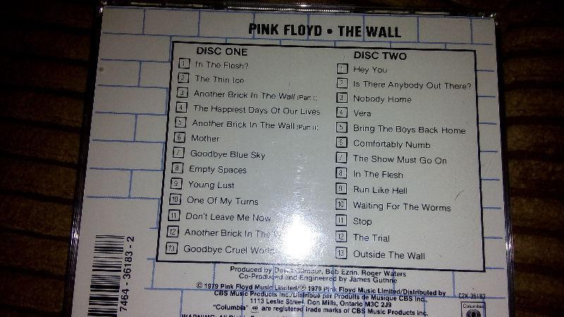 2 CD set - Pink Floyd - The Wall