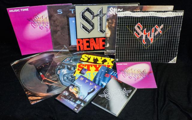 Styx Memorabilia Vinyl/CD/DVD