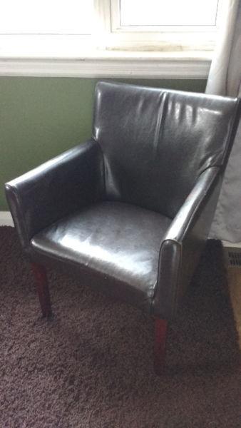 Leather directors chair