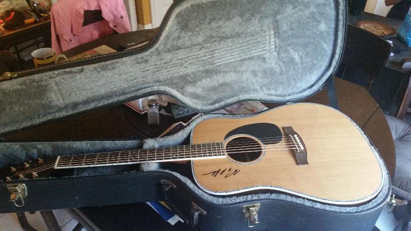 Takamine G Series Acoustic Autographed by Matt Anderson