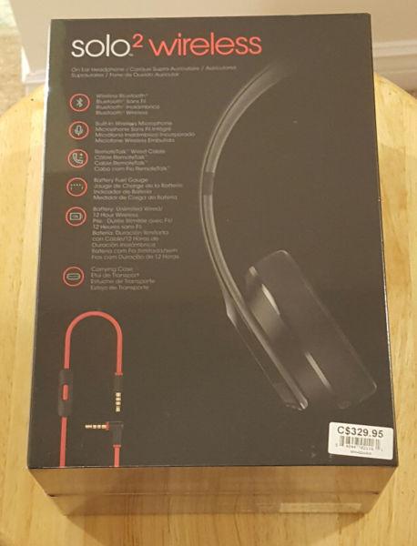 Beats Solo2 Wireless Brand New in Box - Never Opened