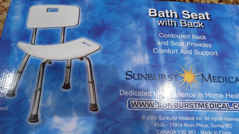 Brand New Sun Brust Medical Chair with back for sale