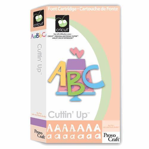 RETIRED Cricut Cuttin' Up FONT Cartridge - $45