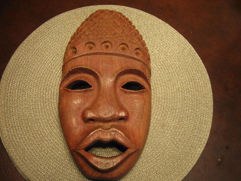 BEAUTIFUL HAND CARVED WOODEN MASKS