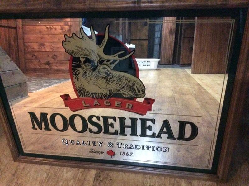Moosehead Mirrored Sign