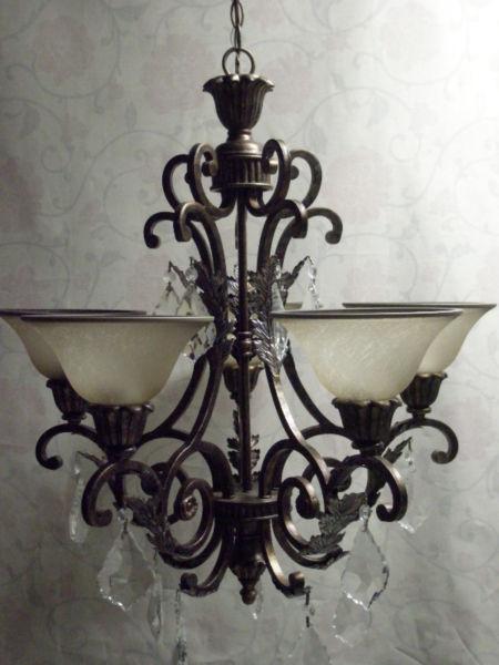 3 STUNNING 5-Light Crystal Chandeliers by Artcraft - 70% OFF!!