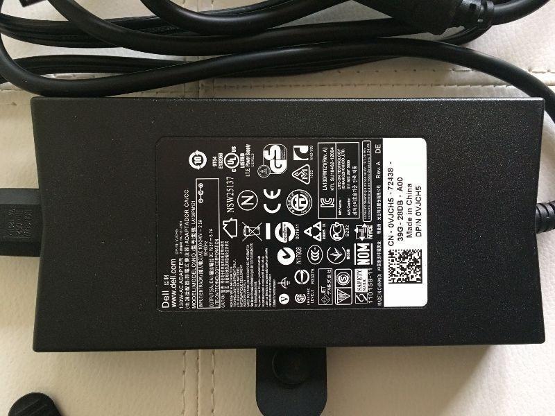 Powercord for Dell Laptop 130 Watts