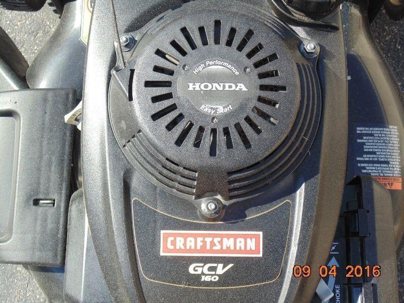 Craftman lawn mower with Honda 160cc motor