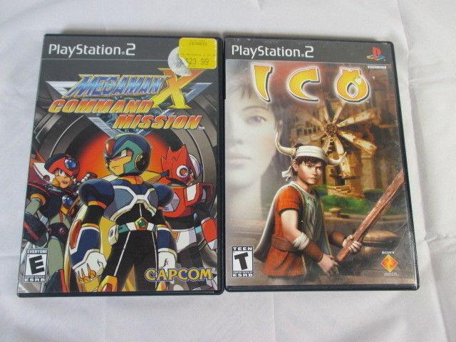 Megaman X, ICO Playstation 2 games