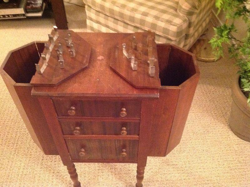 Antique Knitting/Sewing cabinet