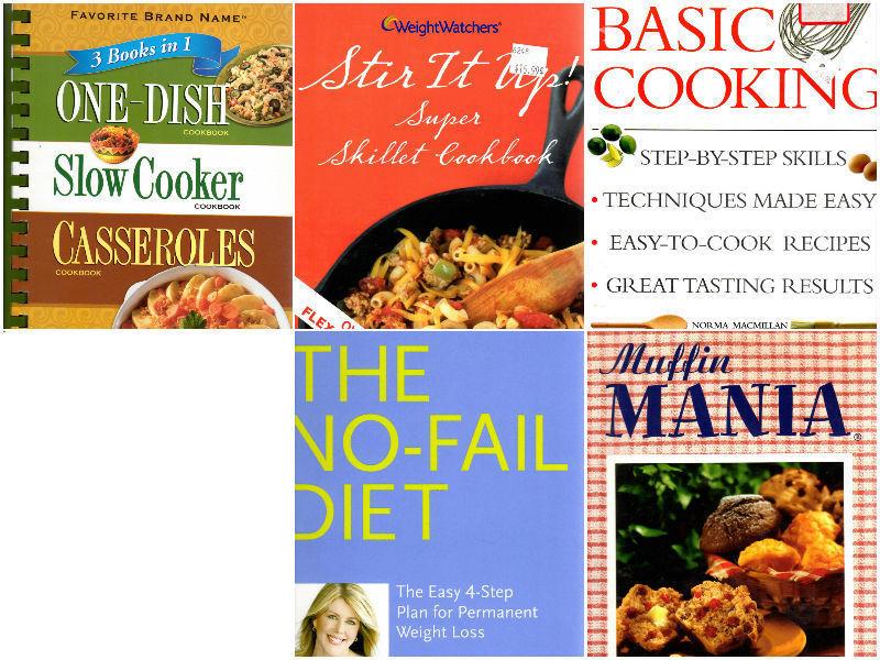 Cookbooks and Diet Books