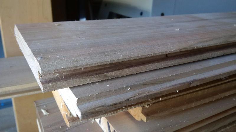 Hardwood flooring - Wormy Soft Maple from Chisholm's lumber