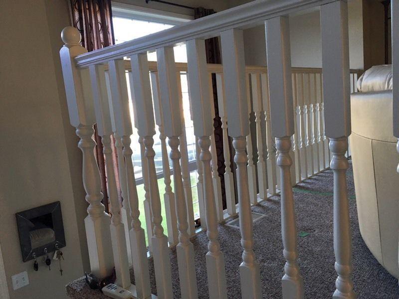 Handrail and spindles