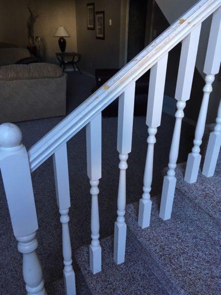 Handrail and spindles