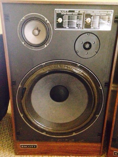 Vintage Scott S197 Speakers