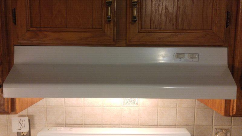 NuTone White Oven Range Hood-Like New