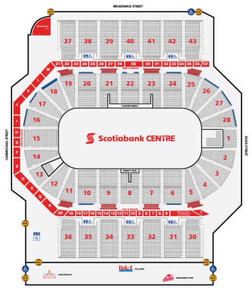 2 Tickets to Maple Leafs vs Senators 3rd Row from Glass!!