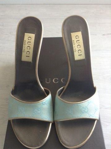 Gucci Canvas Heels