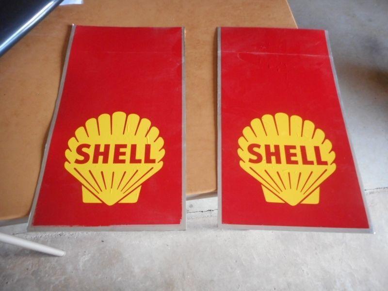 Shell Oil metal sign from gas pump