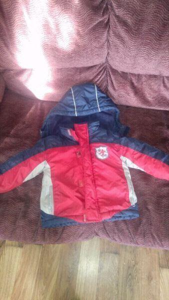 Infant boy winter jacket