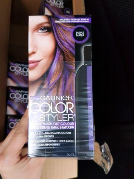 3 pack Garnier Color Styler Purple Mania Wash Out Colour