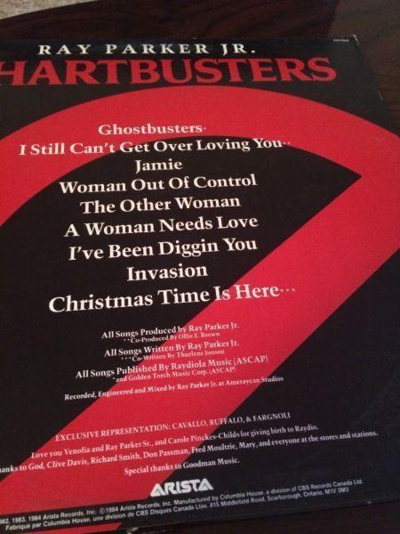 Ray Parker JR Chartbusters LP Vinyl Record