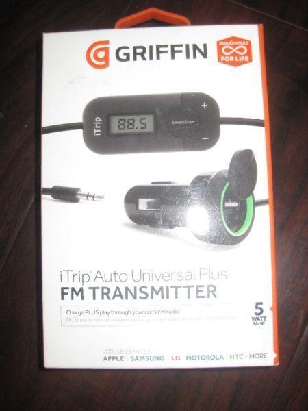 Griffin iTrip FM Transmitter.Play Music in Car Stereo from Phone