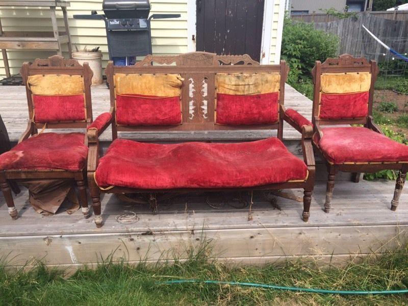 Antique set needs refinishing!