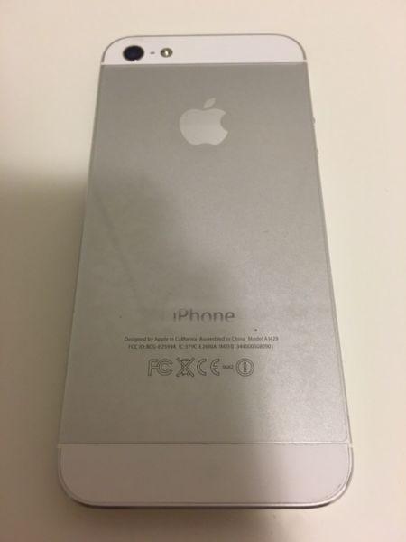 Unlocked iPhone 5 Sliver 16GB