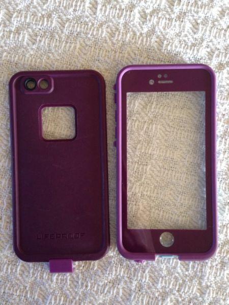 Purple Lifeproof iPhone 6/6S Case